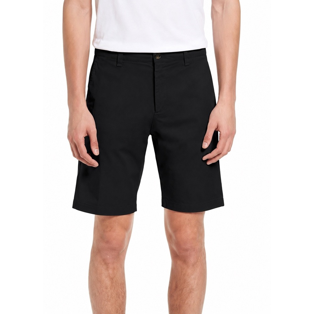 NN07 No Nationality Craig 1004 Shorts Mens 33 Black Regular Fit Tailored Chino